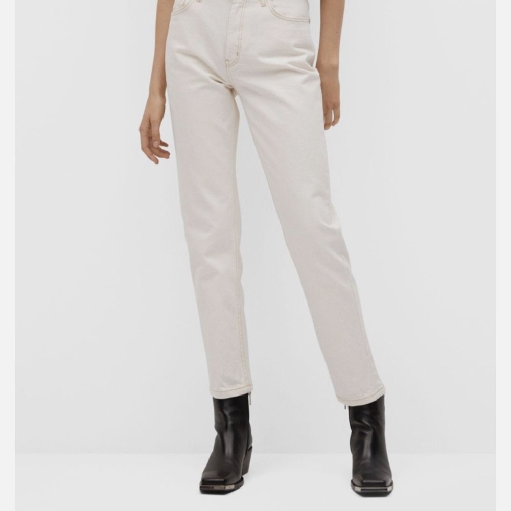 MNG Denim White Jeans - Picture 2 of 6